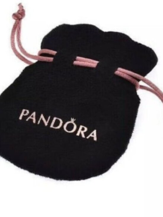 ✅NWT Pandora Pendant Necklace Pendant Silver Chain Cubic Zirconia Necklace - Picture 4 of 4